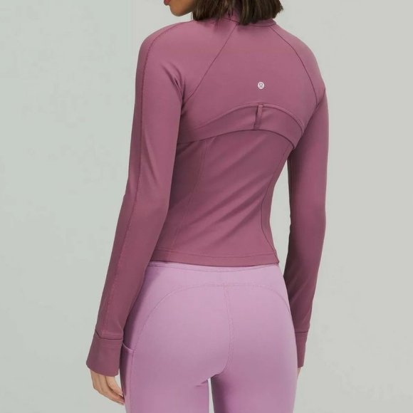 NWOT Lululemon Nulu Cropped Define Jacket in Vintage Plum size 10 - Picture 3 of 6